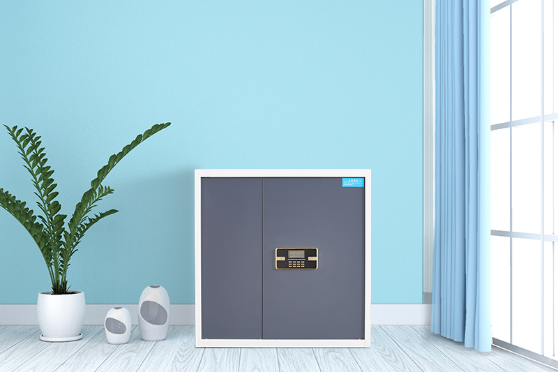 單節(jié)國寶鎖保密柜白套灰