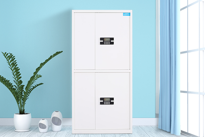 通雙節(jié)國(guó)寶鎖保密柜瓷白色