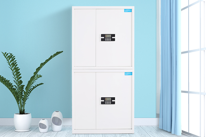 分雙節(jié)國(guó)寶鎖保密柜瓷白色