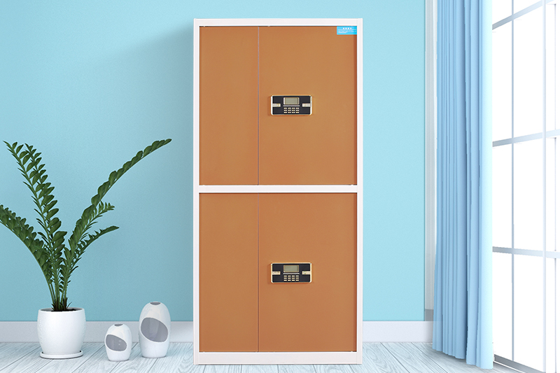 通雙節(jié)保密柜白套咖