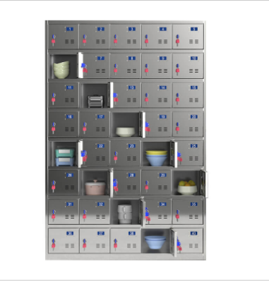 40門不銹鋼取餐柜