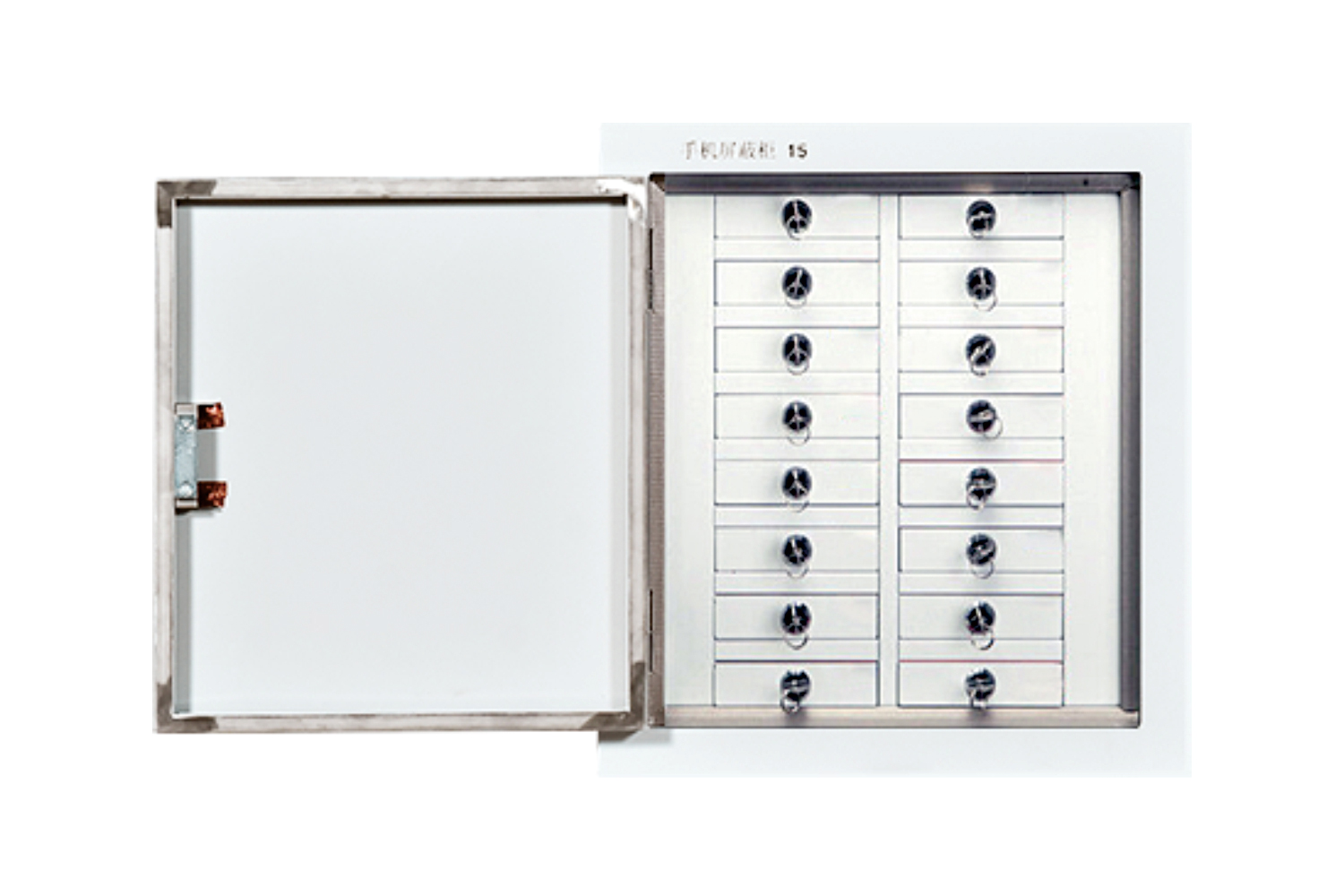 16格壁掛手機(jī)屏蔽柜