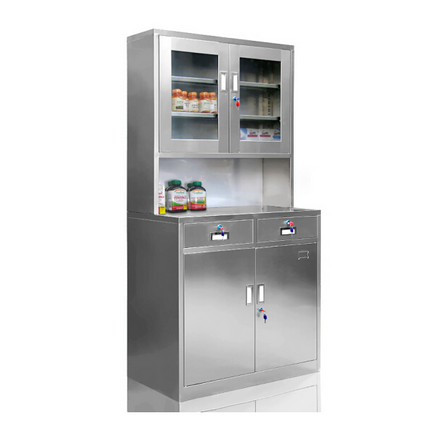 不銹鋼西藥柜兩抽